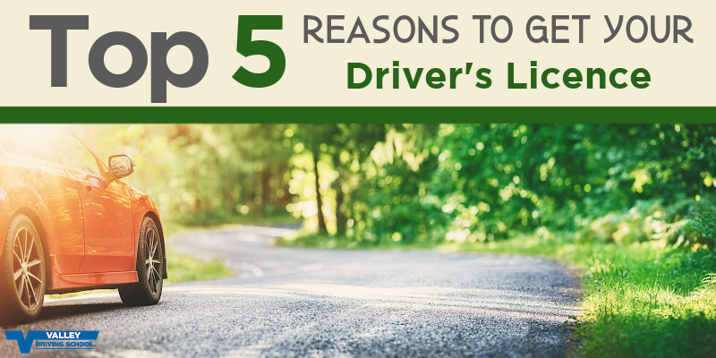 Blog Top 5 Reasons To Get your Drivers Licence