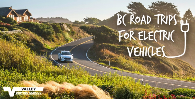 Blog BC Road Trips For Electric Vehicles Header