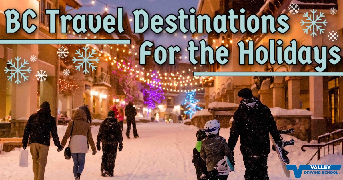 Blog BC travel destinations for the holidays header