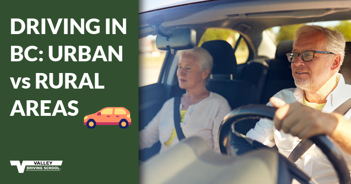 Driving in BC Urban vs Rural Areas blog header