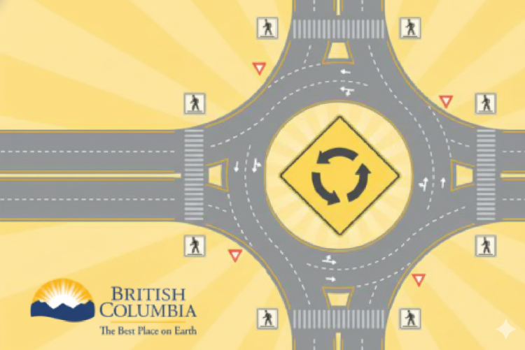 Two Lane Roundabout Rules Every BC Driver Must Know Choosing Your Lane Rules Step by Step