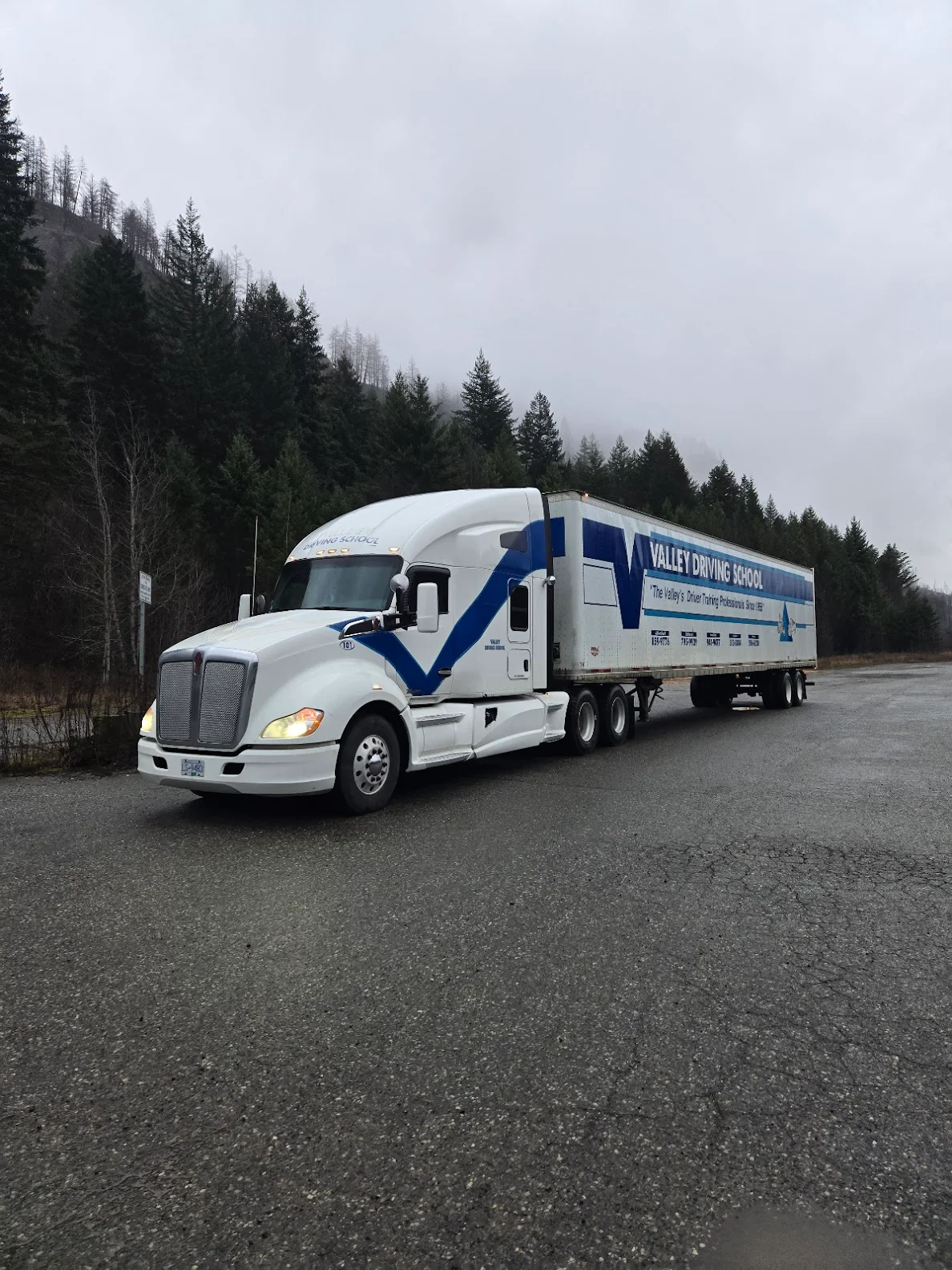 Valley Driving School Truck And Trailer