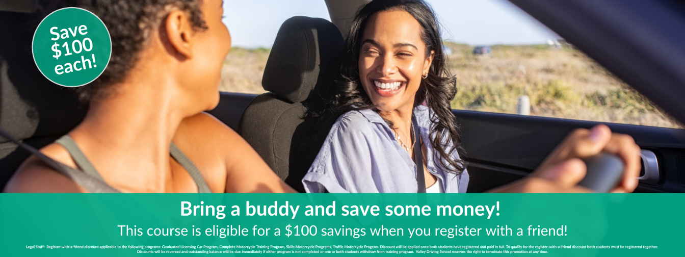 Register With A Friend Footer Upsell Banner Car